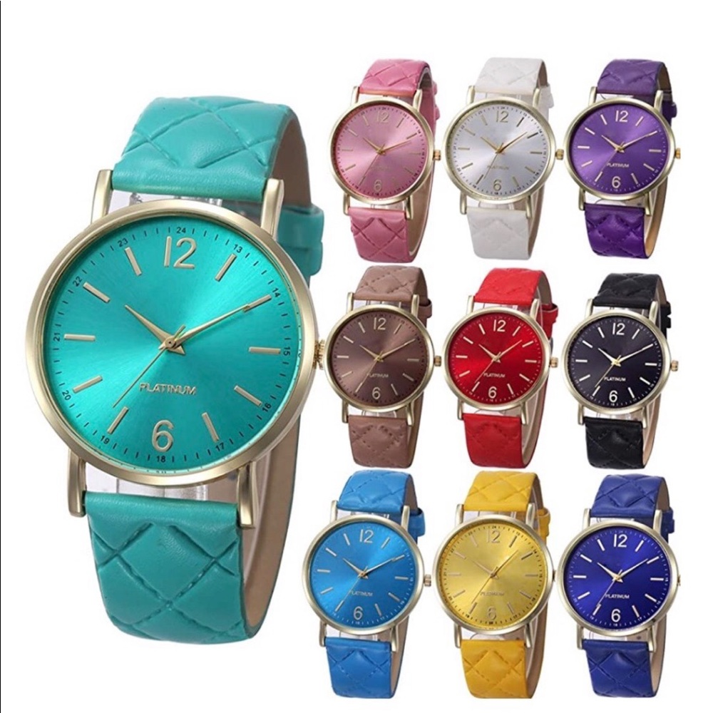 Brand New Women/Men Unisex Platinum Wrist Watches